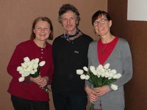 V.l.n.r.: Sylvia Roth (Platz 1), Klemens Ostertag (2) und Andrea Kathary (3)